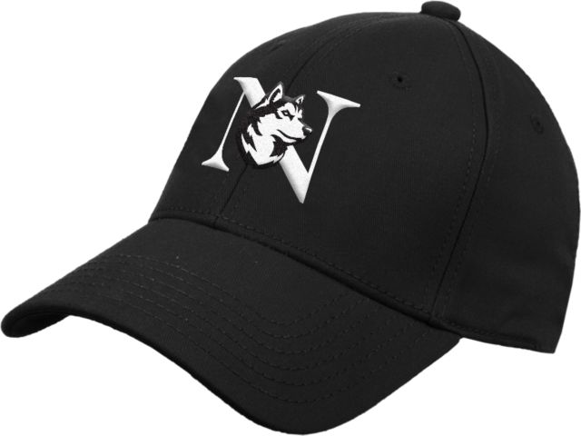 Northeastern Structured Adjustable Pro Style Hat Northeastern Monogram King Husky Lock Up - ONLINE ONLY