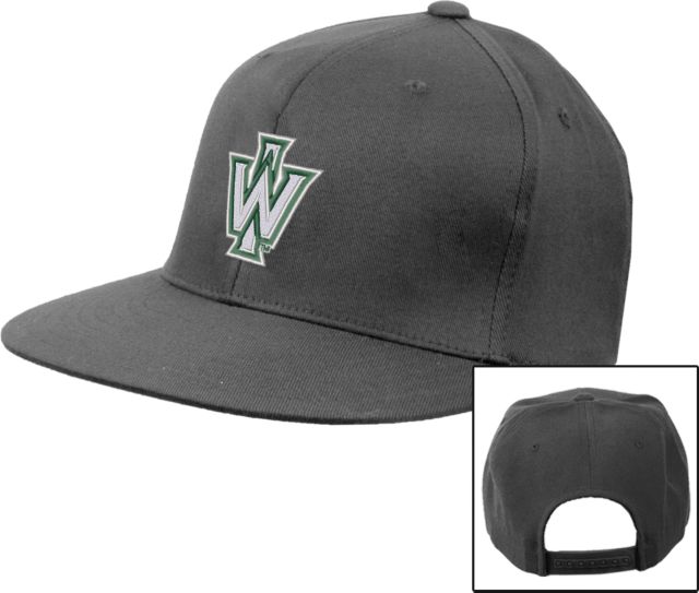 Illinois Wesleyan Flat Bill Snapback Hat Monogram - ONLINE ONLY