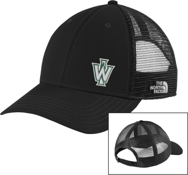 Illinois Wesleyan The North Face Black/Black Ultimate Trucker Hat Monogram - ONLINE ONLY