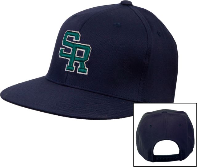 Salve Regina Flat Bill Snapback Hat Interlocking SR - ONLINE ONLY