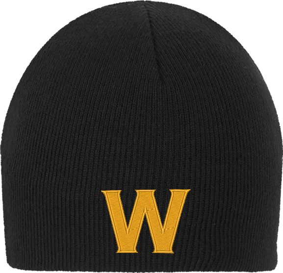 Williams College Knit Beanie W Logo - ONLINE ONLY
