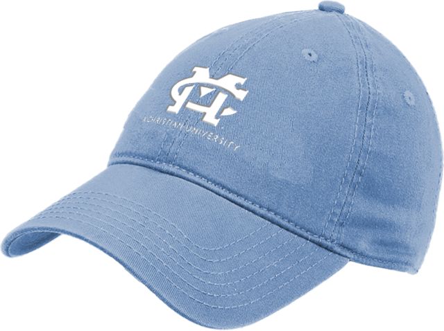 Mississippi College Light Unstructured Adjustable Low Profile Hat MC Lockup with Tagline - ONLINE ONLY