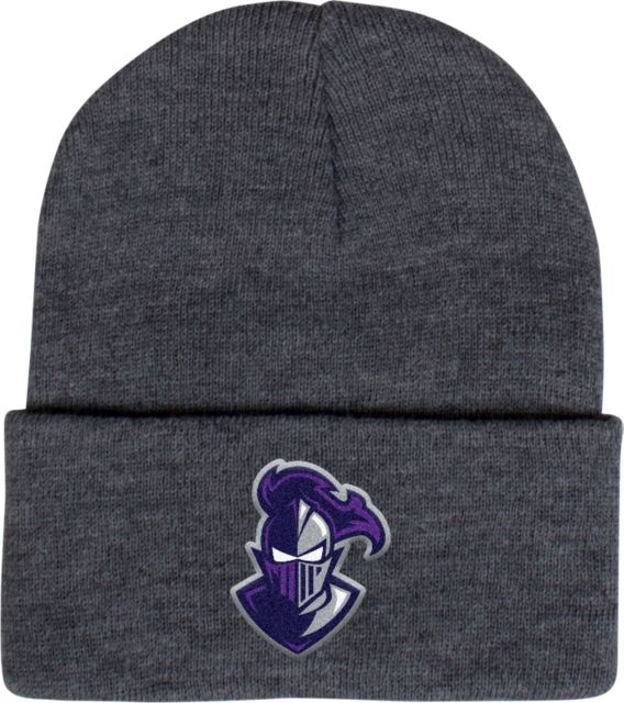 Furman Knit Beanie w/Cuff Furman Paladin Mascot Head - ONLINE ONLY