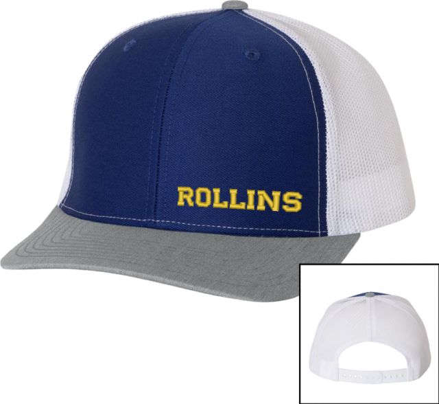 Rollins Richardson Royal/White/Heather Trucker Hat Wordmark - ONLINE ONLY
