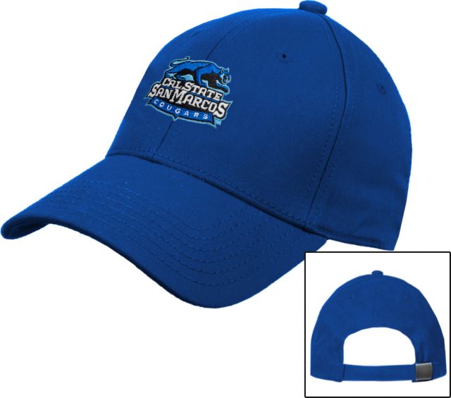 Cal State San Marcos Structured Adjustable Pro Style Hat Secondary Logo - ONLINE ONLY