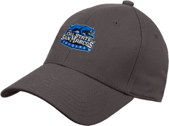 Cal State San Marcos Structured Adjustable Pro Style Hat Secondary Logo - ONLINE ONLY