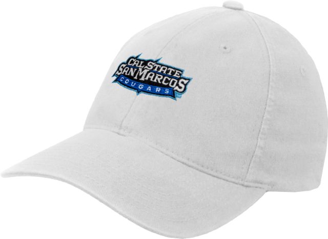 Cal State San Marcos Flexfit Structured Low Profile Hat Tertiary Logo - ONLINE ONLY