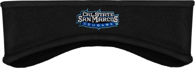 Cal State San Marcos Stretch Fleece Headband Tertiary Logo - ONLINE ONLY