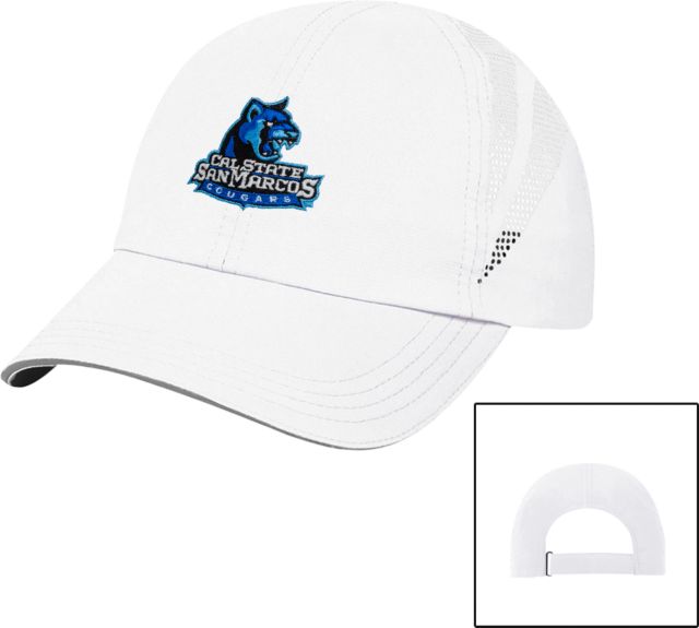 Cal State San Marcos Womens Performance Cap Primary Logo - ONLINE ONLY