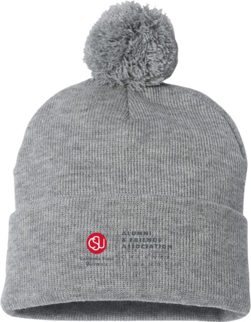 Channel Islands Sportsman Pom Pom Cuffed Beanie CSU Channel Islands Alumni and Friends Association Flat Color - ONLINE ONLY