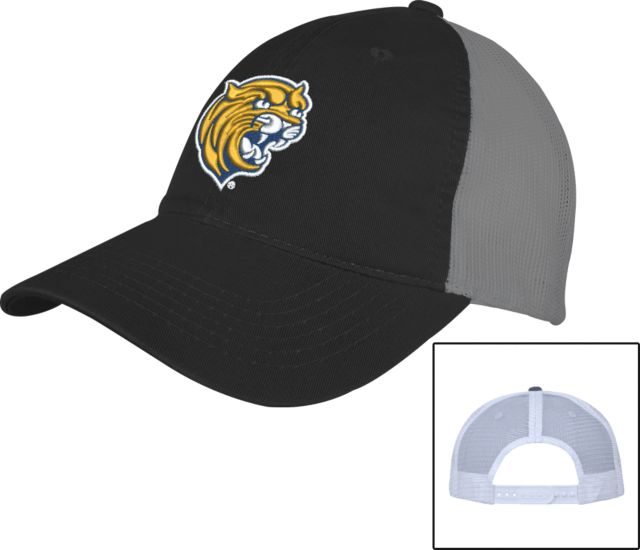 Johnson & Wales Mesh Back Unstructured Low Profile Hat Cat Head - ONLINE ONLY