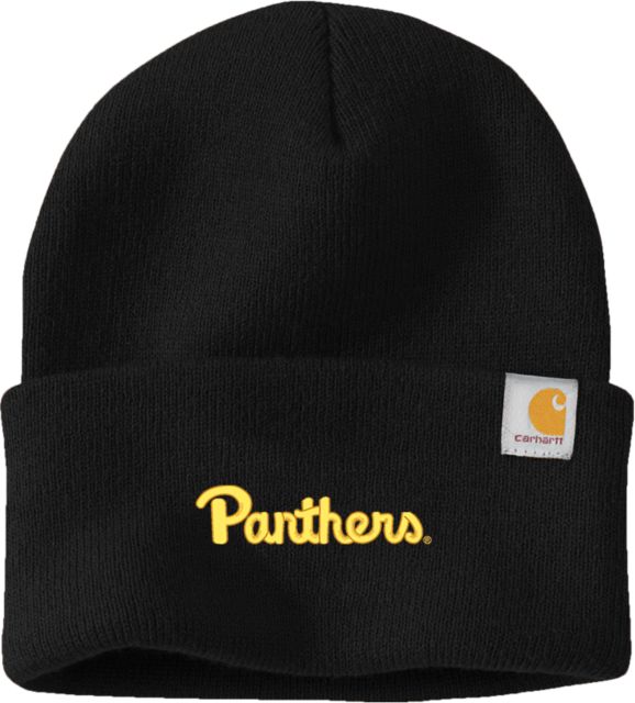Pittsburgh Carhartt Knit Beanie w/Cuff Script Panthers - ONLINE ONLY