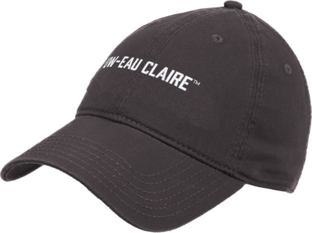 Eau Claire Unstructured Adjustable Low Profile Hat UW Eau Claire Flat Mark EMB - ONLINE ONLY