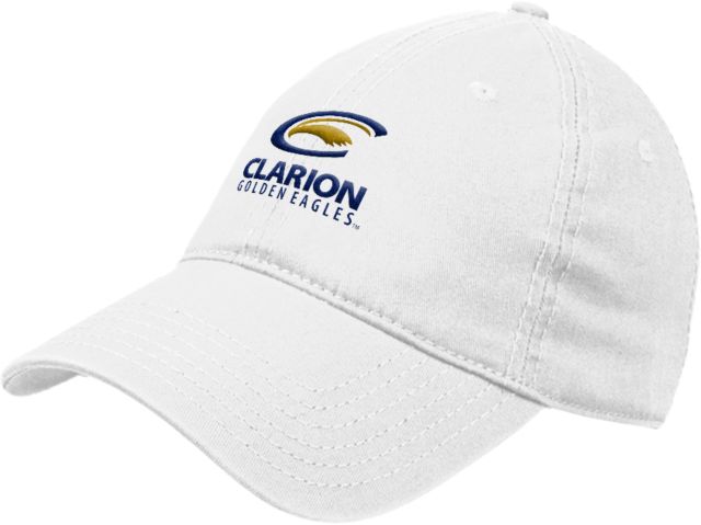 PennWest Clarion Unstructured Adjustable Low Profile Hat Clarion Primary Athletic Mark - ONLINE ONLY