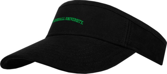 Marshall Brushed Bull Denim Visor Marshall University Arched - ONLINE ONLY
