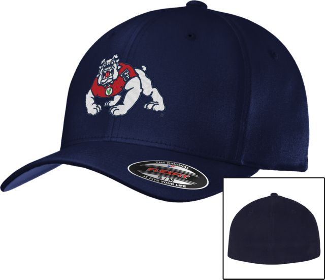 Fresno State Flexfit Structured Low Profile Hat Fresno State Primary Mark EMB - ONLINE ONLY