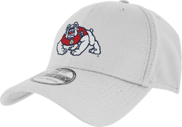 Fresno State New Era Diamond Era 39Thirty Stretch Fit Hat Fresno State Primary Mark EMB - ONLINE ONLY