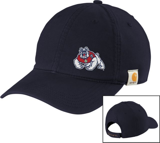 Fresno State Carhartt Cotton Adjustable Canvas Hat Fresno State Primary Mark EMB - ONLINE ONLY