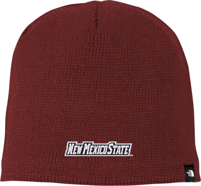 New Mexico State The North Face Mountain Beanie Flat Word Mark - ONLINE ONLY