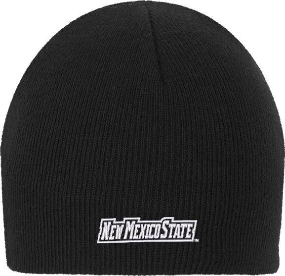 New Mexico State Knit Beanie Flat Word Mark - ONLINE ONLY