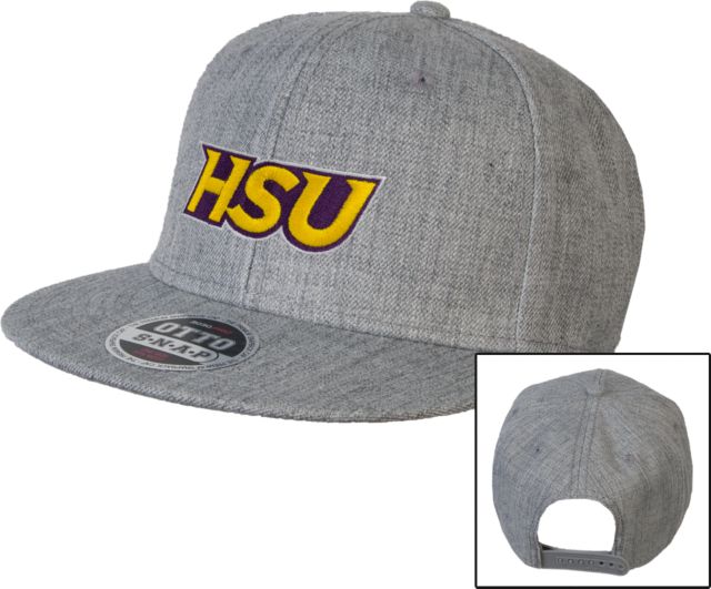 Hardin Simmons Wool Blend Flat Bill Snapback Hat HSU - ONLINE ONLY
