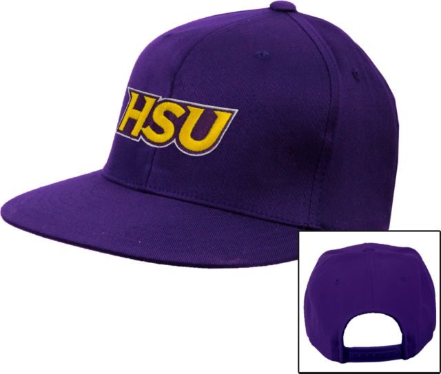 Hardin Simmons Twill Flat Bill Snapback Hat HSU - ONLINE ONLY