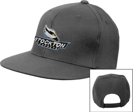 Stockton Flat Bill Snapback Hat Official Logo - ONLINE ONLY