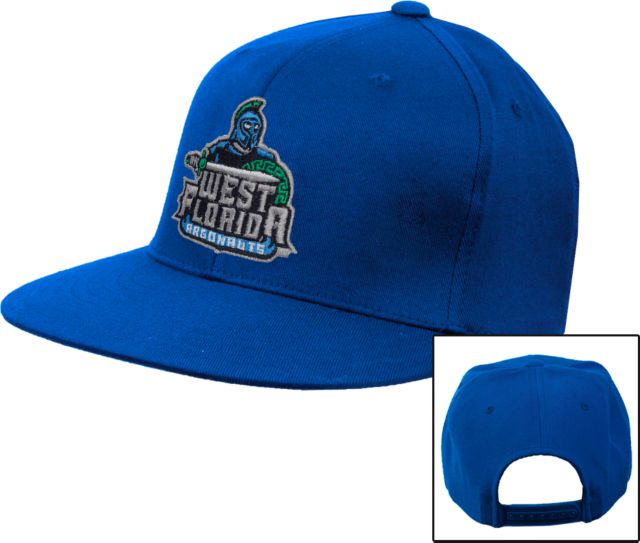 West Florida Flat Bill Snapback Hat West Florida Argonauts - ONLINE ONLY
