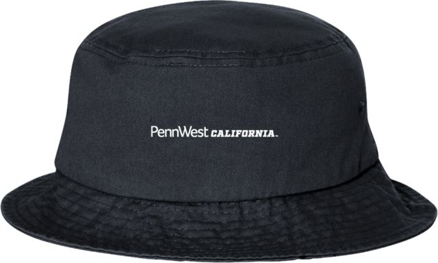 Cal U PA Sportsman Bucket Hat PennWest California Wordmark Flat - ONLINE ONLY