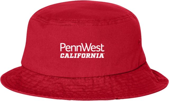 Cal U PA Sportsman Bucket Hat PennWest California Wordmark Stacked - ONLINE ONLY