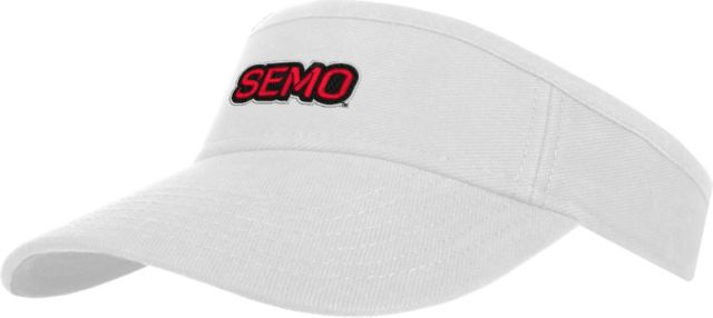Southeast Missouri Bookstore Brushed Bull Denim Visor SEMO Wordmark Embroidery - ONLINE ONLY