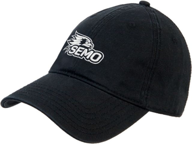 Southeast Missouri Bookstore Twill Unstructured Low Profile Hat SEMO Logo Embroidery - ONLINE ONLY