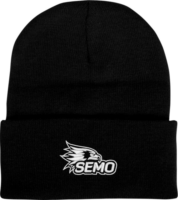 Southeast Missouri Bookstore Knit Beanie w/Cuff SEMO Logo Embroidery - ONLINE ONLY