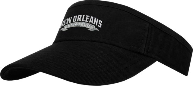 New Orleans Brushed Bull Denim Visor Arched Banner - ONLINE ONLY