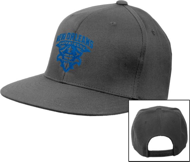 New Orleans Flat Bill Snapback Hat Primary Mark - ONLINE ONLY