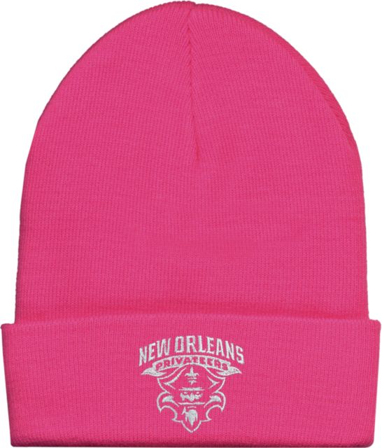 New Orleans Fleece Lined Neon Knit Beanie Primary Mark - ONLINE ONLY