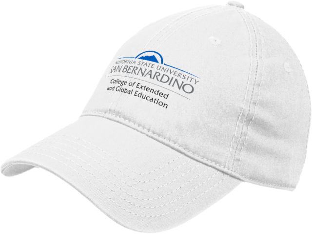 Cal State San Bernardino Unstructured Adjustable Low Profile Hat College of Extended and Global Education - CSUSB - ONLINE ONLY
