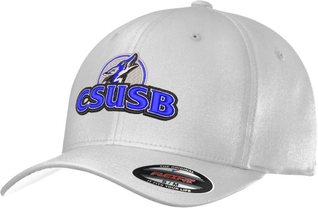 Cal State San Bernardino Flexfit Structured Low Profile Hat Cal State San Bernardino Primary Logo - ONLINE ONLY