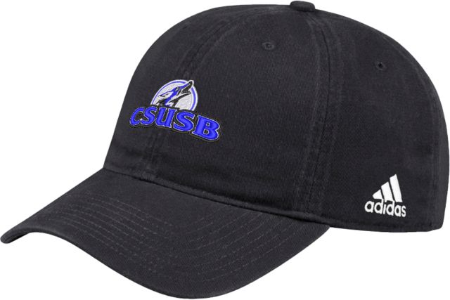Cal State San Bernardino Adidas Adjustable Washed Slouch Cal State San Bernardino Primary Logo - ONLINE ONLY