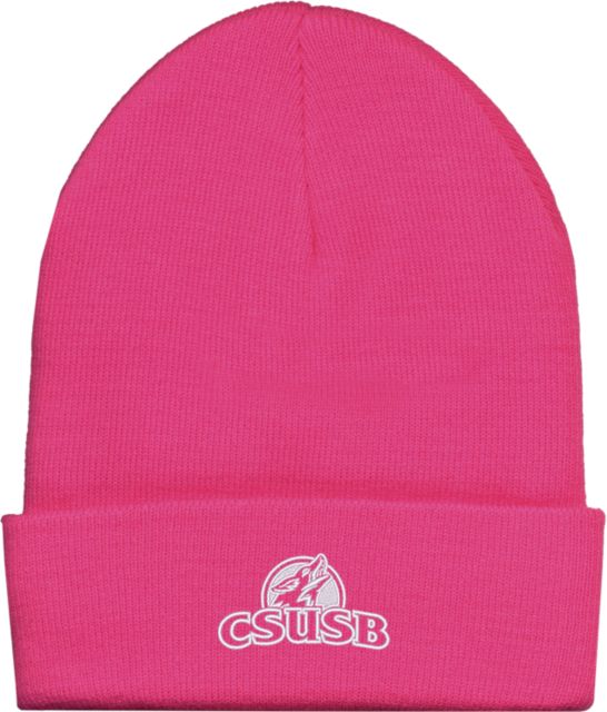 Cal State San Bernardino Fleece Lined Knit Beanie Primary Logo - ONLINE ONLY