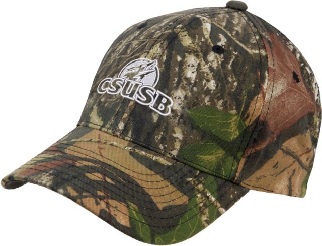 Cal State San Bernardino Mossy Oak Camo Structured Adjustable Cap Primary Logo - ONLINE ONLY