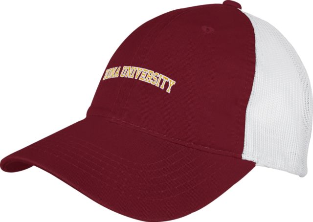 Iona Mesh Back Unstructured Low Profile Hat Iona University Arched - ONLINE ONLY