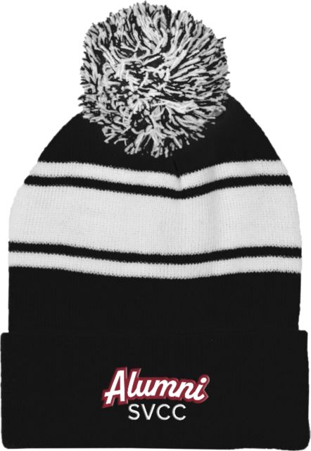 Virginia CC System Two Tone Knit Pom Beanie w/Cuff Alumni - Southside Virginia Community College - ONLINE ONLY