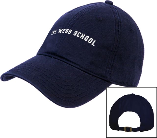 Webb School Unstructured Adjustable Low Profile Hat The Webb School Arc - ONLINE ONLY