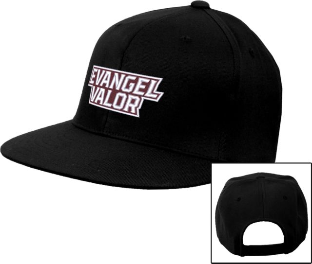 Evangel Flat Bill Snapback Hat Evangel Valor EMB - ONLINE ONLY