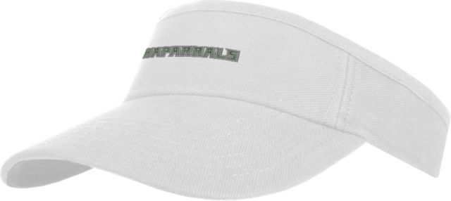 DuPage Brushed Bull Denim Visor Chaparrals Flat - ONLINE ONLY