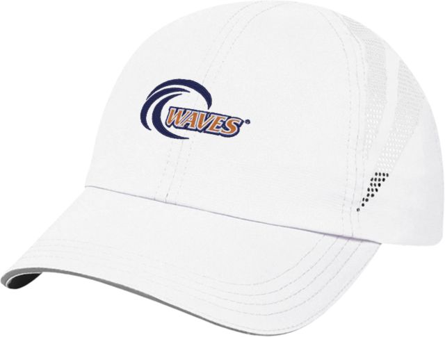 Pepperdine Heavyweight Twill Pro Style Hat Waves Emb | One Size | White