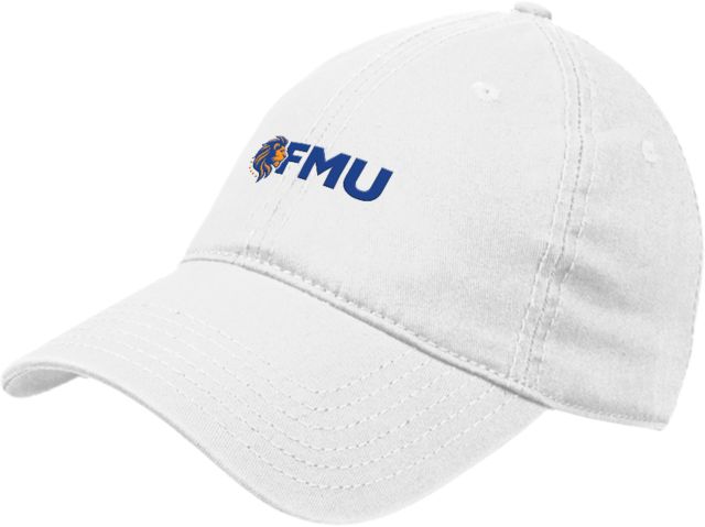 Florida Memorial Unstructured Adjustable Low Profile Hat Florida Memorial University Primary Mark - ONLINE ONLY