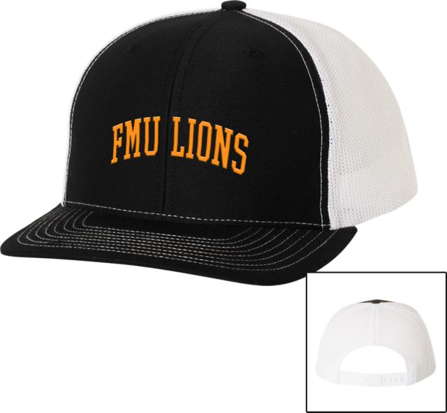 Florida Memorial Richardson Trucker Hat FMU Lions Arched - ONLINE ONLY