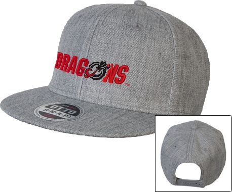 MSUM Wool Blend Flat Bill Snapback Hat Dragons - ONLINE ONLY